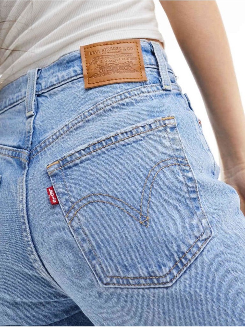 Levi's Light Blue ribcage Flare Jeans 26